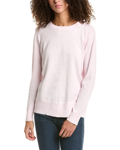 Alashan Cashmere Xoxo Cashmere-blend Pullover In Pink
