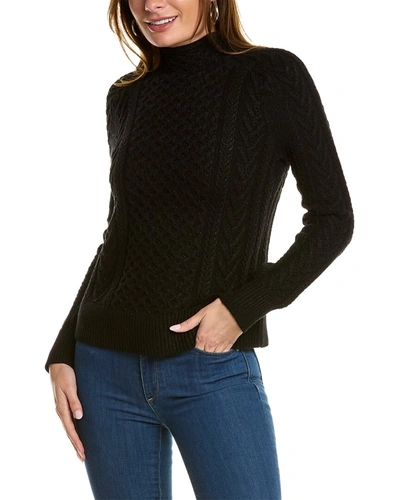 Brooks Brothers Wool-blend Sweater In Black