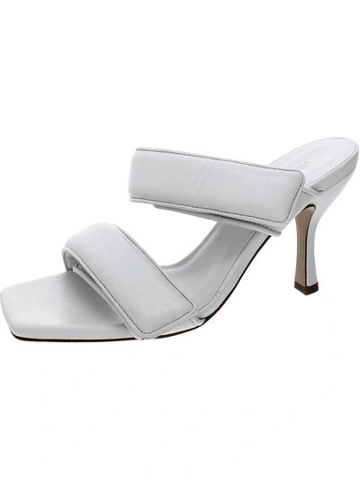 Gia X Pernille Teisbaek Perni 03 Womens Leather Slip-on Heels In White