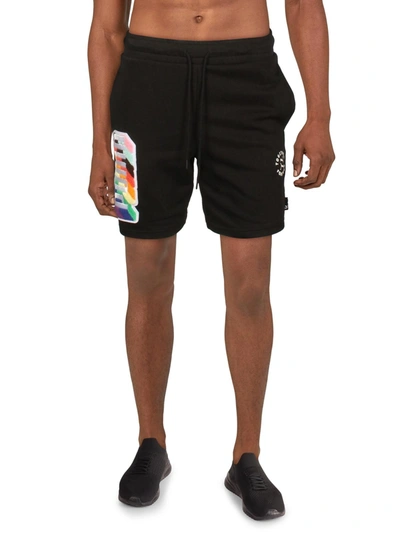 Puma Men's Rtg Regular-fit Moisture-wicking Mesh 10" Basketball Shorts In Black
