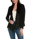 INCASHMERE FUZZY WOOL & CASHMERE-BLEND CARDIGAN