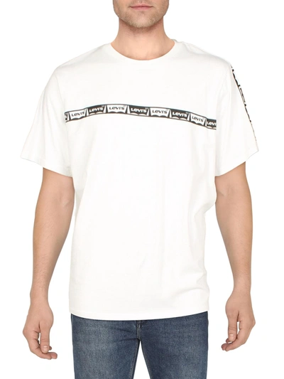 Levi's Mens Cotton Logo Graphic T-shirt In White