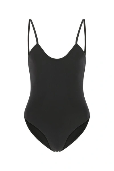 Ami Alexandre Mattiussi Ami Woman Black Stretch Nylon Swimsuit