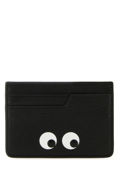 Anya Hindmarch Woman Black Leather Card Holder