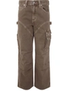 AGOLDE AGOLDE FEATHER MAXI CARGO JEANS CLOTHING