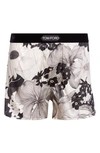 TOM FORD FLORAL STRETCH SILK BOXERS