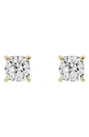 JENNIFER FISHER 18K GOLD CUSHION CUT LAB CREATED DIAMOND STUD EARRINGS