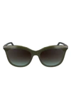 LONGCHAMP 53MM GRADIENT CAT EYE SUNGLASSES