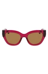 LONGCHAMP 52MM CAT EYE SUNGLASSES