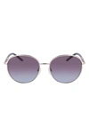 LONGCHAMP 53MM GRADIENT ROUND SUNGLASSES