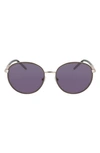 LONGCHAMP 53MM GRADIENT ROUND SUNGLASSES