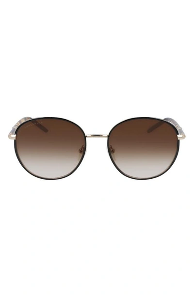 LONGCHAMP LONGCHAMP 53MM GRADIENT ROUND SUNGLASSES