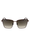 LONGCHAMP 55MM GRADIENT SQUARE SUNGLASSES