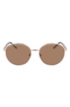 LONGCHAMP 53MM GRADIENT ROUND SUNGLASSES