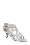 Easy Street Women's Flattery Evening Sandals In Silver