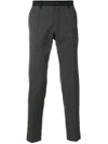 DOLCE & GABBANA CONTRAST TRIM TAILORED TROUSERS,GY67ETFMCAV12228299