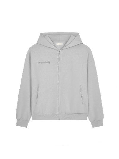 Pangaia Natural Dye Oversized Hoodie In Midnight Fog Grey