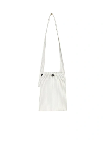 Issey Miyake Homme Plisse  Bags In White