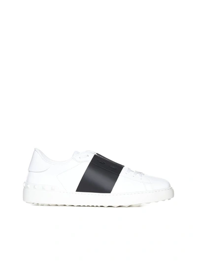 Valentino Garavani Sneakers In Bianco Nero Bianco