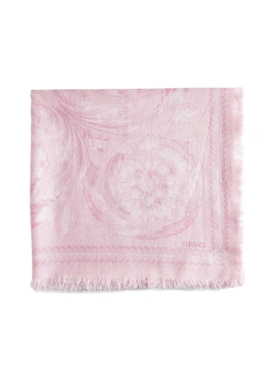 Versace Scarf In Pale Pink