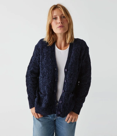 Michael Stars Dax Cardigan In Nocturnal