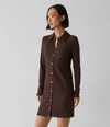 Michael Stars Kayla Long Sleeve Minidress In Java