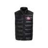 Canada Goose Men's Down Vest With Logo Patch In Black