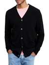 Club Room Men's Cashmere V-neck Cardigan, Created For Macy's In Black