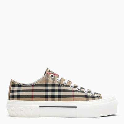 BURBERRY BURBERRY LOW VINTAGE CHECK BEIGE SNEAKER