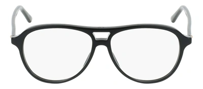 Dior Monta52-807 00001 Aviator Eyeglasses In Black