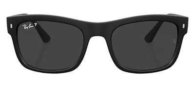Ray Ban Rb4428 601s48 Square Polarized Sunglasses In Grey