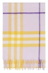 BURBERRY BURBERRY CASHMERE SCARF WITH FRINGES