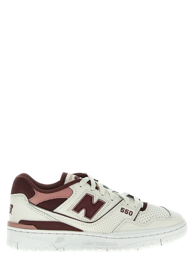 New Balance 550 Sneakers Purple In White