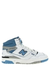 New Balance High-top Sneakers With Perforated Detailing And Rubber Sole