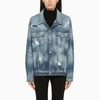 DSQUARED2 DSQUARED2 DENIM JACKET WITH WEAR