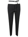 Attico The  Cigarette Long Trousers Clothing In Black