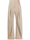 ATTICO THE ATTICO GARY WIDE LEG TROUSERS CLOTHING