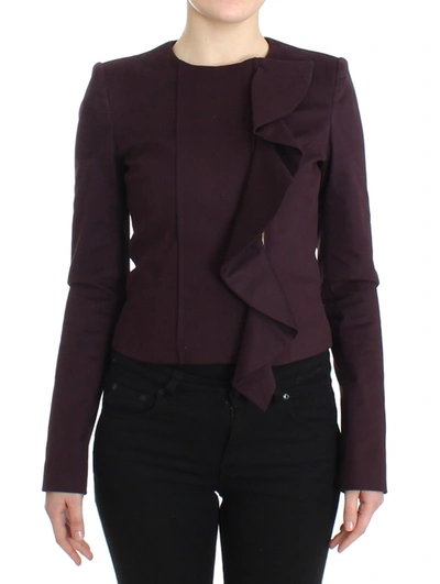 GF FERRE' RUCHED JACKET COAT BLAZER WOMEN'S SHORT