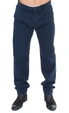 Gf Ferre' Stretch Straight Fit Pants Chinos In Blue