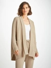 DEREK ROSE DEREK ROSE WOMEN'S CARDIGAN NINA CASHMERE FAWN