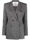 Vivienne Westwood Wool-blend Double Breasted Blazer In Black