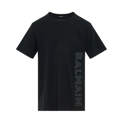 Balmain Reflect T-shirt In Marine/gris