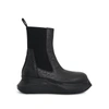 RICK OWENS DRKSHDW BEATLE ABSTRACT SOLE BOOTS
