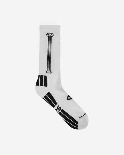 Aries Column Socks In White