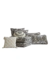 Southshore Fine Linens Ashanti 7-piece Quilt Set In Grey