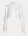 CECILIE BAHNSEN WOMEN'S VINH CROPPED SHIRT