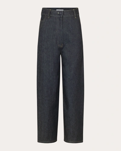 Cecilie Bahnsen Women's Viola Bowness Denim Trousers In Indigo