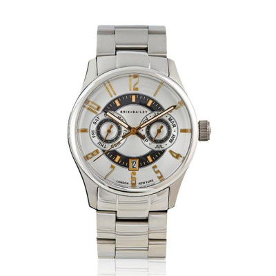 Brix + Bailey The  Heyes Chronograph Automatic Watch Form 5 In Metallic