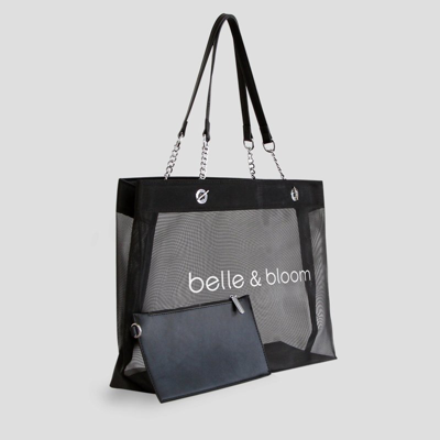 Belle & Bloom Wild Lover Tote Bag In Black