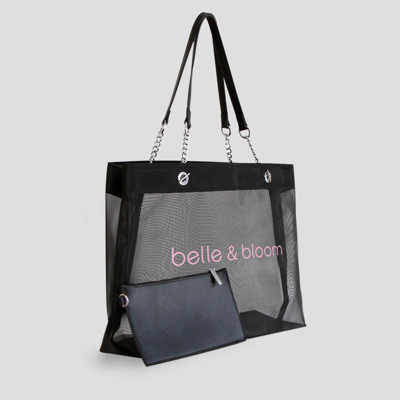 Belle & Bloom Wild Lover Tote Bag In Black